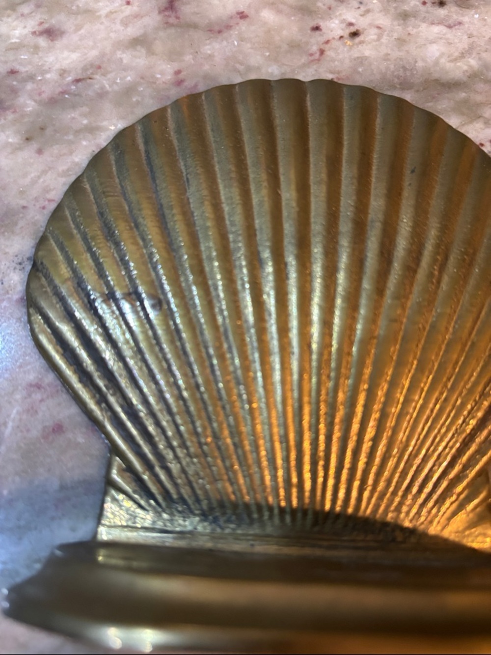 Brass Shell Bookends - Pair - Picture 4 of 4
